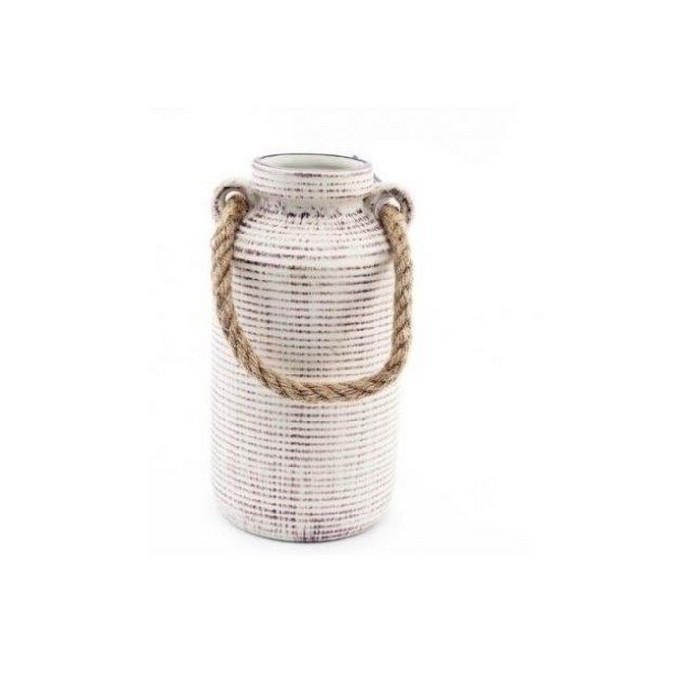 home-decor/vases/stone-vase-with-rope-handle-26cm-x-13cm