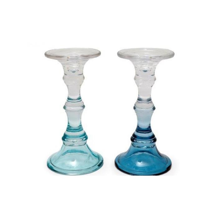 home-decor/candle-holders-lanterns/glass-ombre-candle-holder-23cm-2-assorted