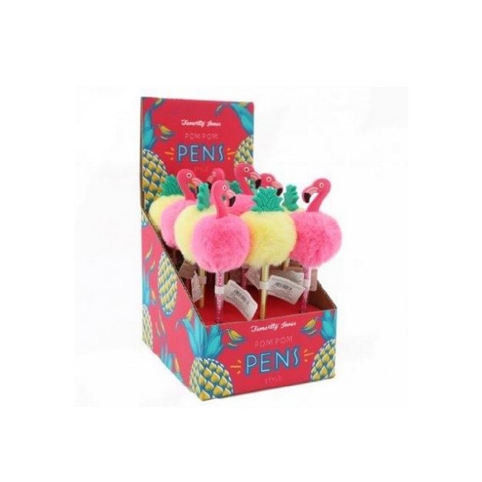 kids-and-stationery/stationery/flamingopineapple-pompom-pens
