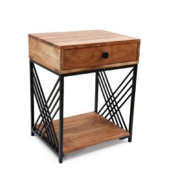 bedrooms/bedside-tables/wooden-bed-side-table-with-metal-cross-design