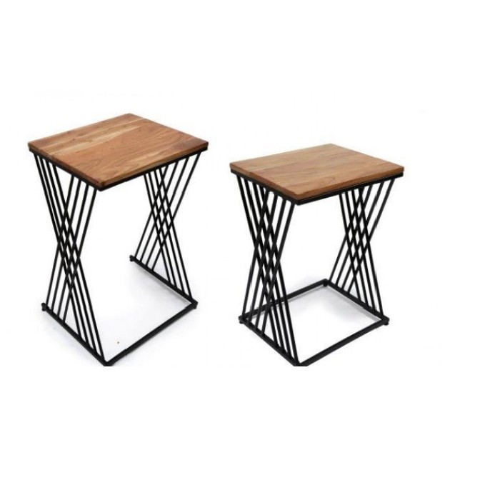 living/coffee-tables/set-of-2-wooden-and-cross-design-tables