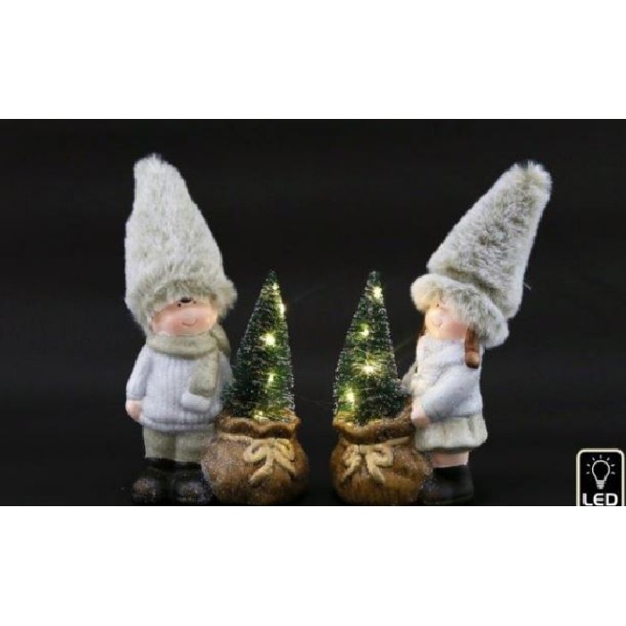 christmas/decorations/xmas-boygirl-with-led-tree-–-20cm-–-2-assorted