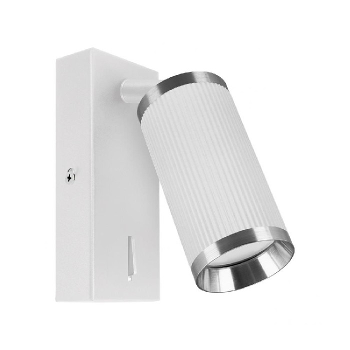 lighting/spotlights-recessed-lighting/wall-and-ceiling-luminaire-frida-wll-gu10-white-chrome-with-switch