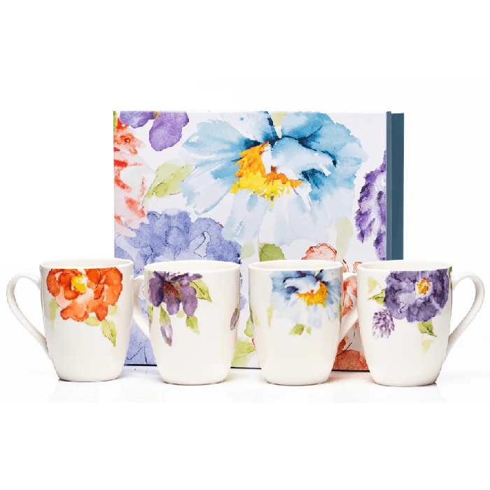 tableware/mugs-cups/the-grange-collection-floral-mug-set-of-4-sm11