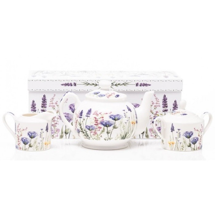 kitchenware/tea-coffee-accessories/the-emma-james-purple-design-3-piece-tea-set-–-teapot-sugar-milk-jug