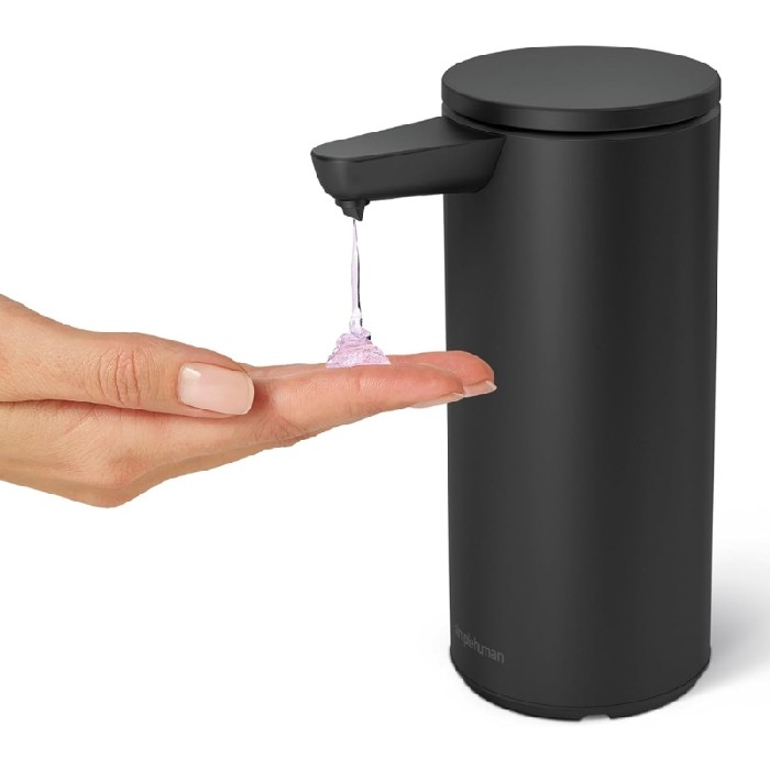 bathrooms/sink-accessories/simplehuman-sensor-soap-pump-matt-black-266ml