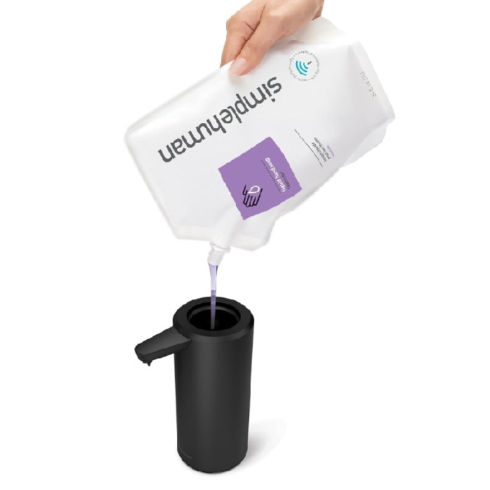 bathrooms/sink-accessories/simplehuman-sensor-soap-pump-matt-black-266ml
