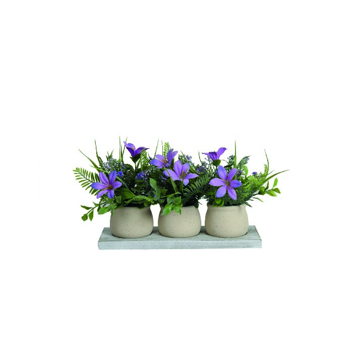 home-decor/artificial-plants-flowers/trio-floral-pot-purple-31cm-x-21cm