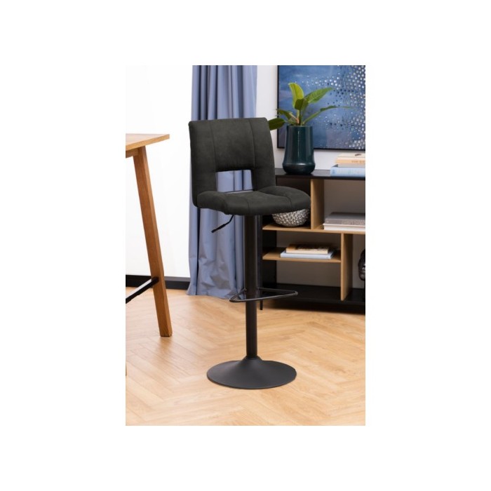 dining/dining-stools/sylvia-barstool-upholstered-in-preston-anthracite-96-microfibre-with-a-black-base