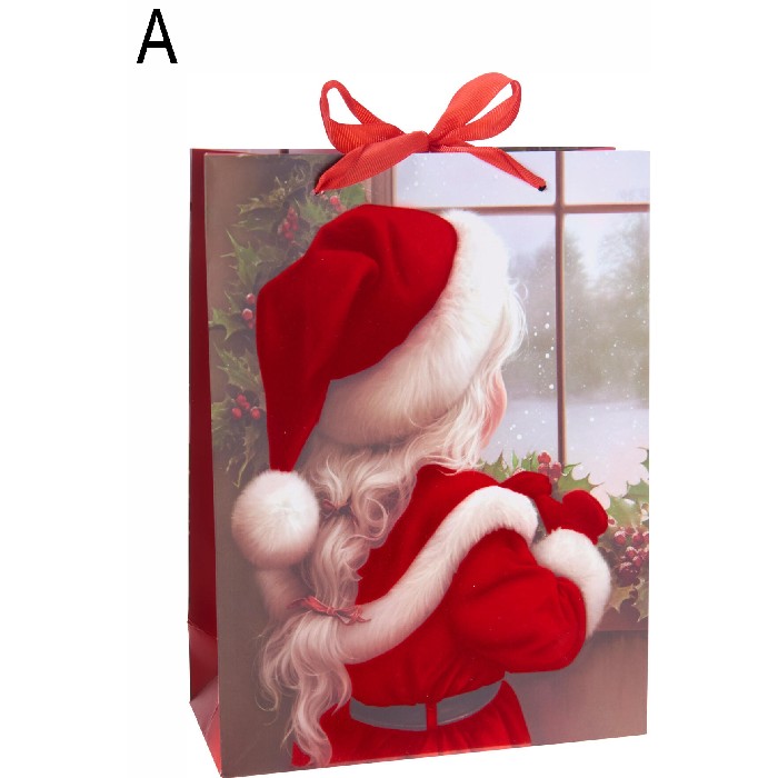 christmas/wrapping-paper-ribbons/christmas-gift-bag-girl-18cm-x-24cm-3-assorted
