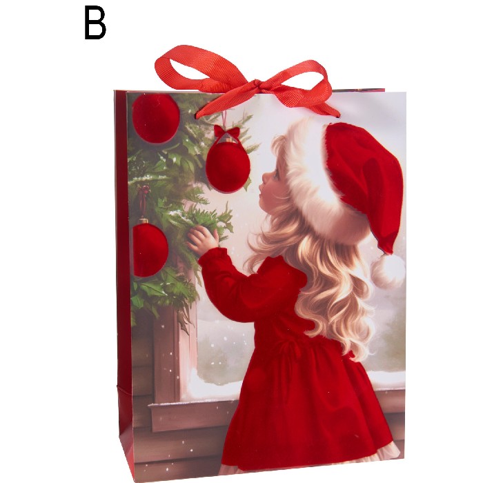 christmas/wrapping-paper-ribbons/christmas-gift-bag-girl-18cm-x-24cm-3-assorted