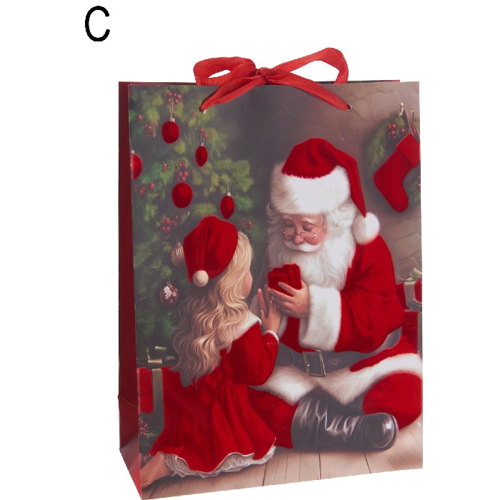christmas/wrapping-paper-ribbons/christmas-gift-bag-girl-18cm-x-24cm-3-assorted
