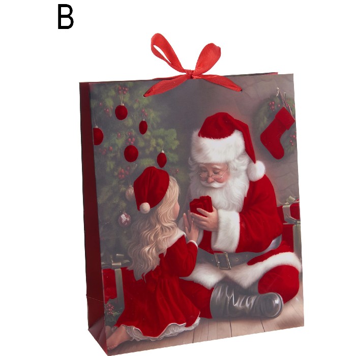 christmas/wrapping-paper-ribbons/christmas-gift-bag-girl-26cm-x-32cm-3-assorted
