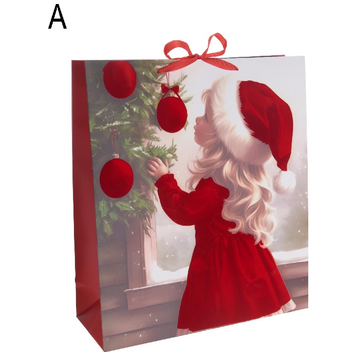 christmas/wrapping-paper-ribbons/christmas-gift-bag-girl-42cm-x-48cm-3-assorted