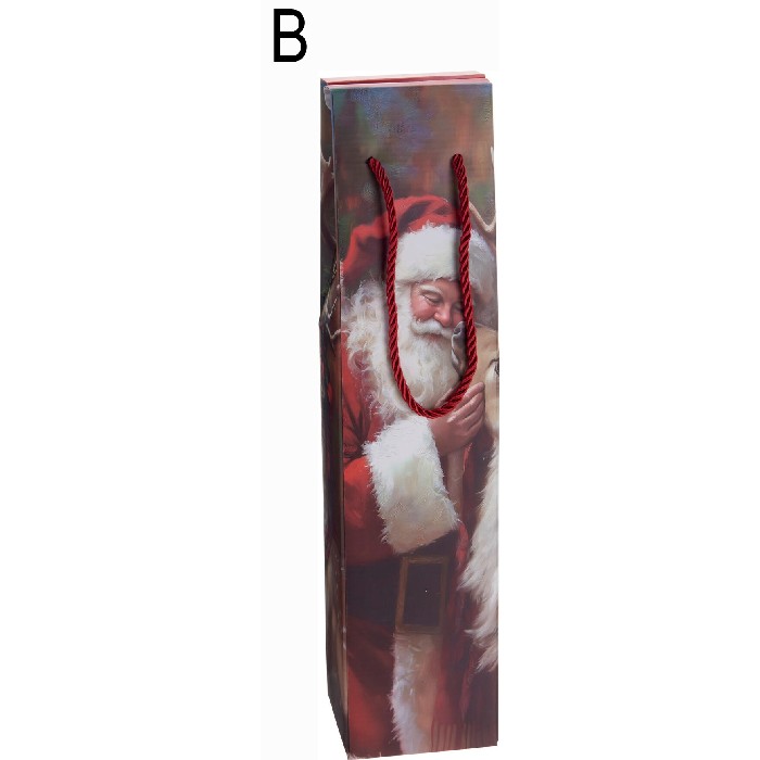 christmas/wrapping-paper-ribbons/christmas-bottle-gift-box-santa-38cm-2-assorted