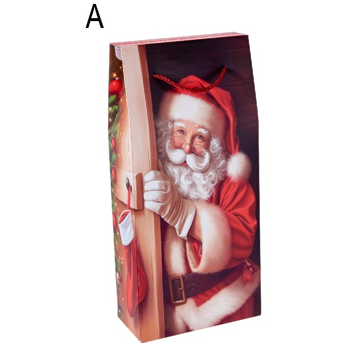 christmas/wrapping-paper-ribbons/christmas-bottle-gift-box-38cm-2-assorted