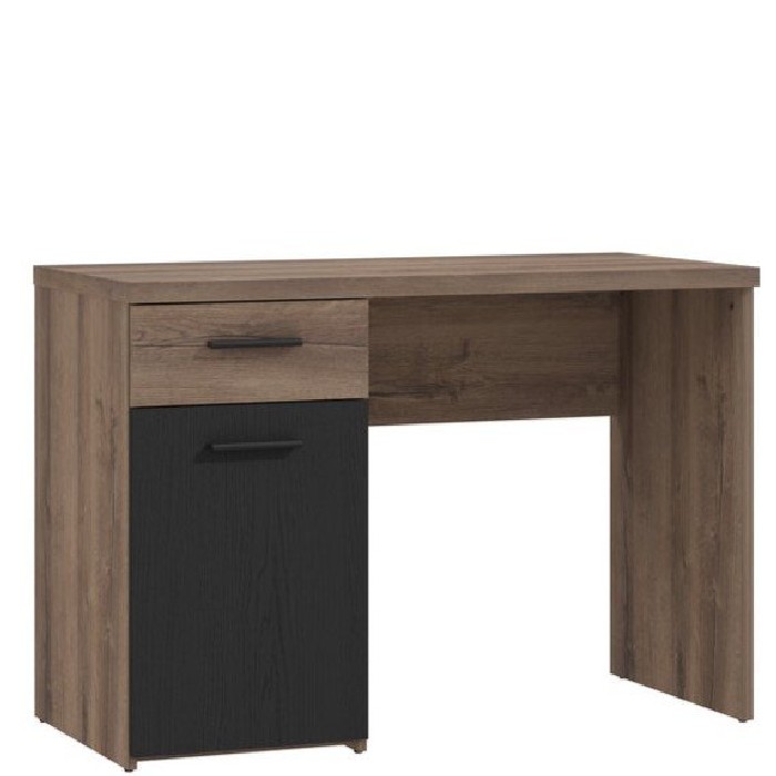 office/office-desks/tokio-desk-with-1-door-and-1-drawer-finished-in-mud-and-black-oak