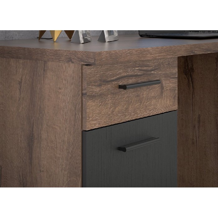 office/office-desks/tokio-desk-with-2-doors-and-1-drawer-finished-in-mud-and-black-oak