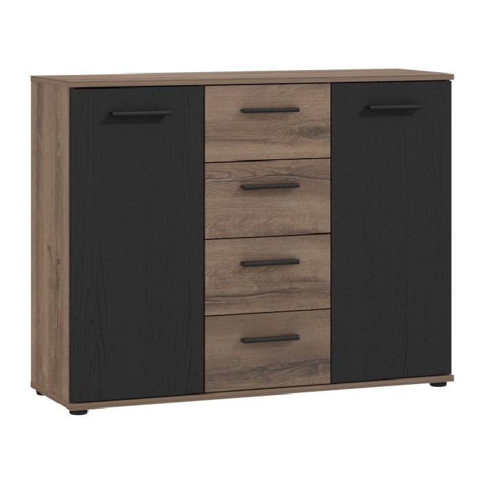 bedrooms/chest-of-drawers/tokio-chest-with-2-doors-and-4-drawers-finished-in-mud-and-black-oak