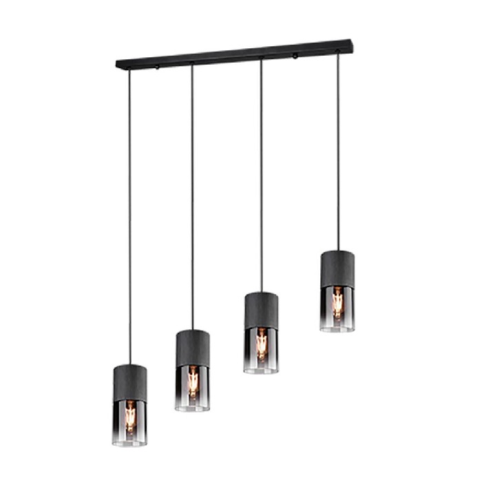 lighting/chandelier-pendant-lighting/trio-pendant-robin-4x-e27-matt-black