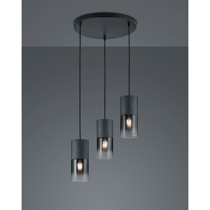 lighting/chandelier-pendant-lighting/trio-pendant-robin-3x-e27-matt-black