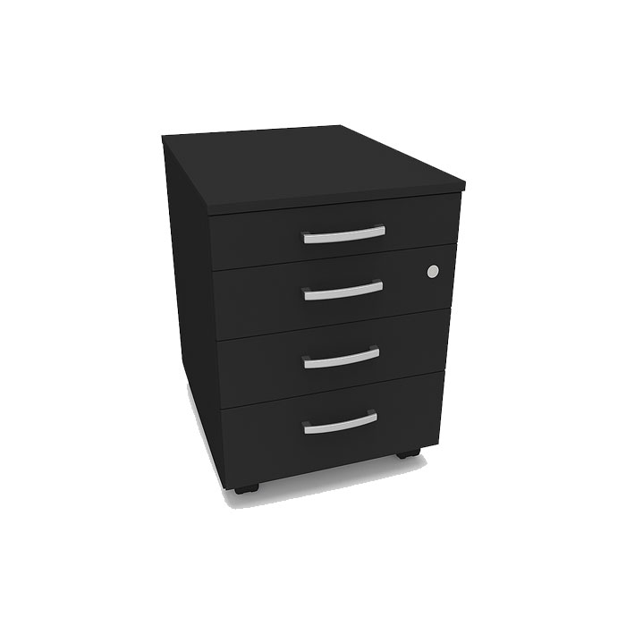 office/bookcases-cabinets/promo-drawers-on-castors-42cm-4-drawers-black