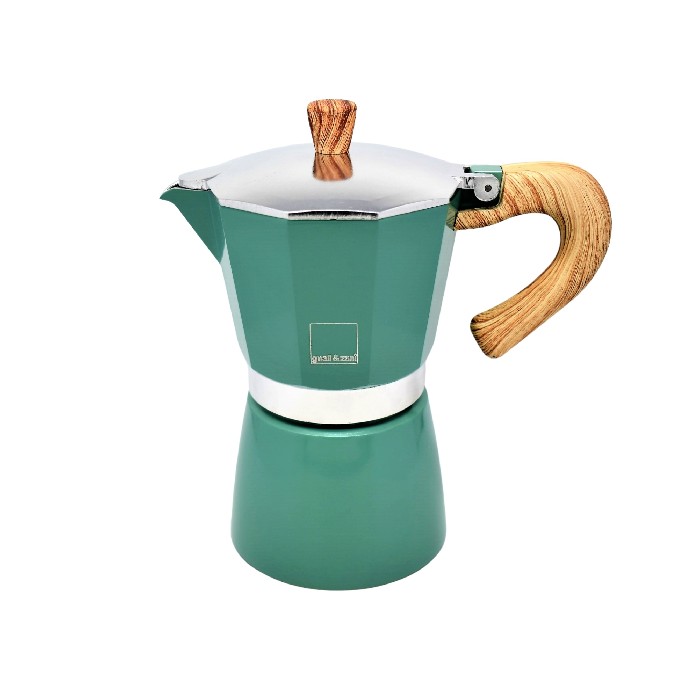 kitchenware/tea-coffee-accessories/gnali-zani-coffee-percolator-venezia-9cups-emerald-green