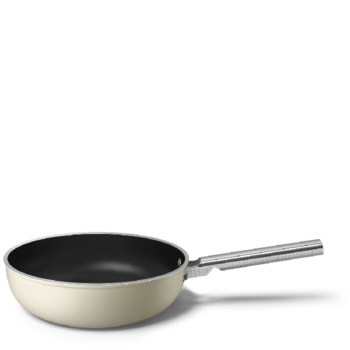 kitchenware/pots-lids-pans/smeg-wof3002crm-50s-retro-style-wok-30cm-matte-cream