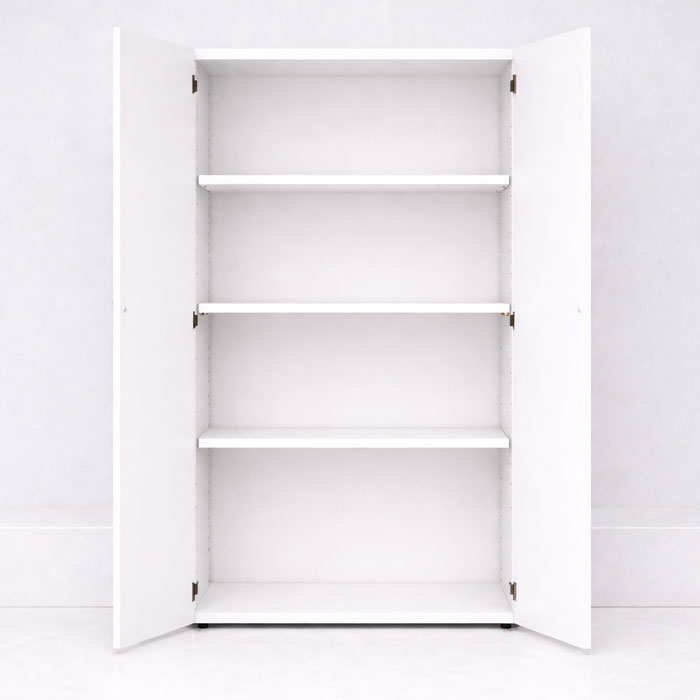 office/bookcases-cabinets/medium-tall-cabinet-156-3h-90w-white-with-finishing-top-included