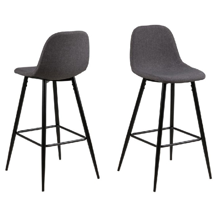 dining/dining-stools/wilma-bar-stool-upholstered-in-sawana-05-dark-grey-fabric-with-black-metal-structure