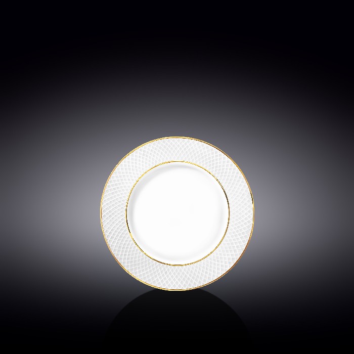 tableware/plates-bowls/wilmax-flat-rim-bread-round-plate-with-gold-lines-wl-880102100a