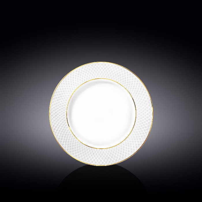 tableware/plates-bowls/wilmax-flat-rim-dessert-round-plate-with-gold-lines-wl-880102102a