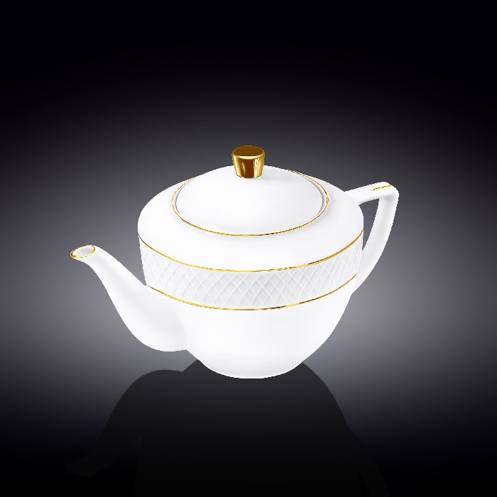kitchenware/tea-coffee-accessories/wilmax-tea-pot-with-gold-lines-wl-880102452a