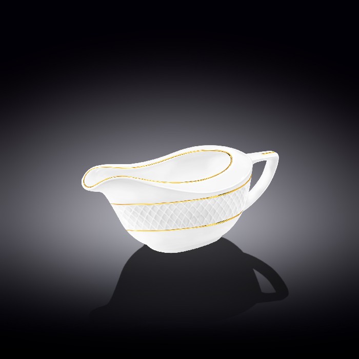 tableware/serveware/wilmax-sauce-boat-with-gold-lines-wl-880102501a