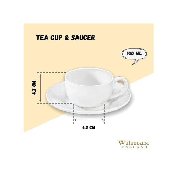 tableware/mugs-cups/wilmax-olivia-espresso-cup-saucer-100ml