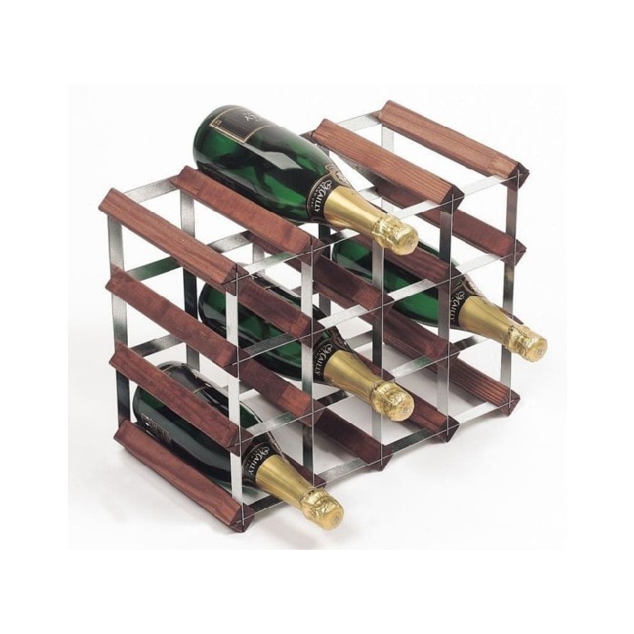 kitchenware/racks-holders-trollies/dark-pine-16-bottles-wine-rack