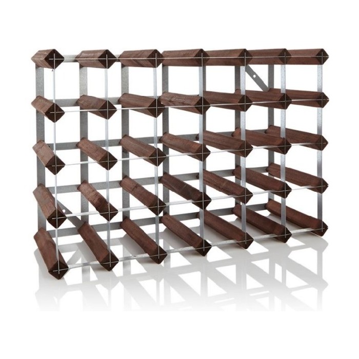 kitchenware/racks-holders-trollies/dark-pine-30-bottles-wine-rack