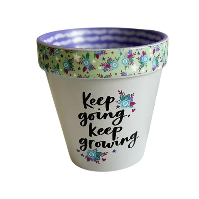 home-decor/indoor-pots-plant-stands/keep-going-keep-growing-pot-blue