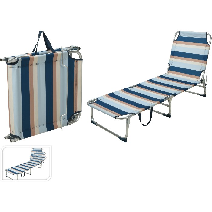 outdoor/swings-sun-loungers-relaxers/camping-bed-aluminium-blue-stripe