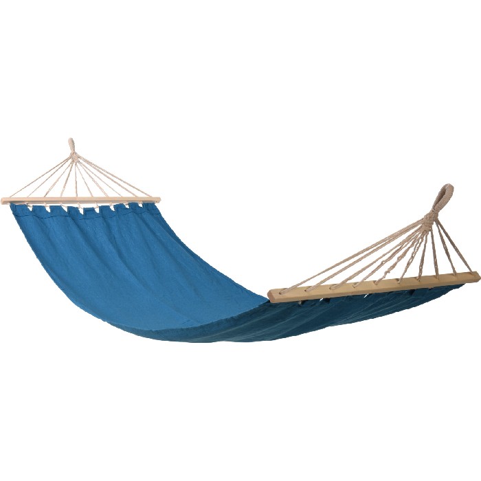 outdoor/swings-sun-loungers-relaxers/hammock-200cm-x-80cm-with-bars-blue
