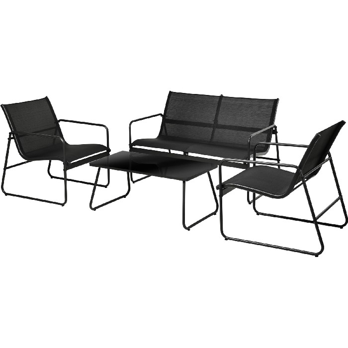 outdoor/sofas-sofa-sets/garden-furniture-set-4-pieces-black