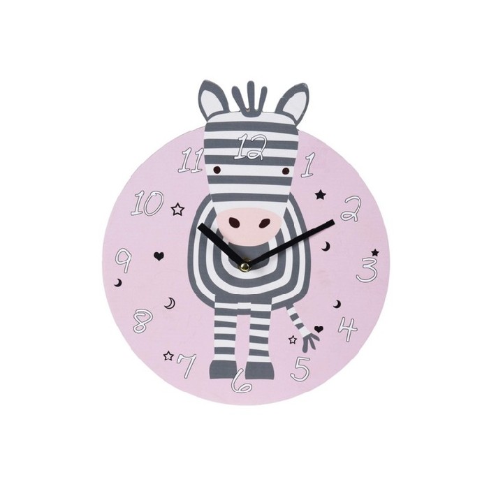 kids-and-stationery/kids-accessories-deco/wall-clock-mdf-animal-26cm-4assorted