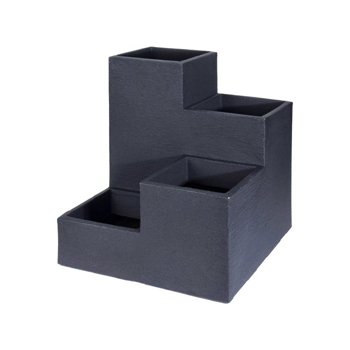 gardening/pots-planters-troughs/flower-pot-kubus-light-gray