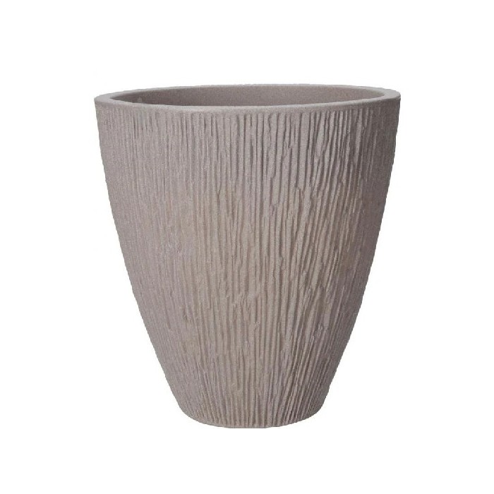 gardening/pots-planters-troughs/flowerpot-ribbed-lava-dia-40x-height-60cm-colour-sand