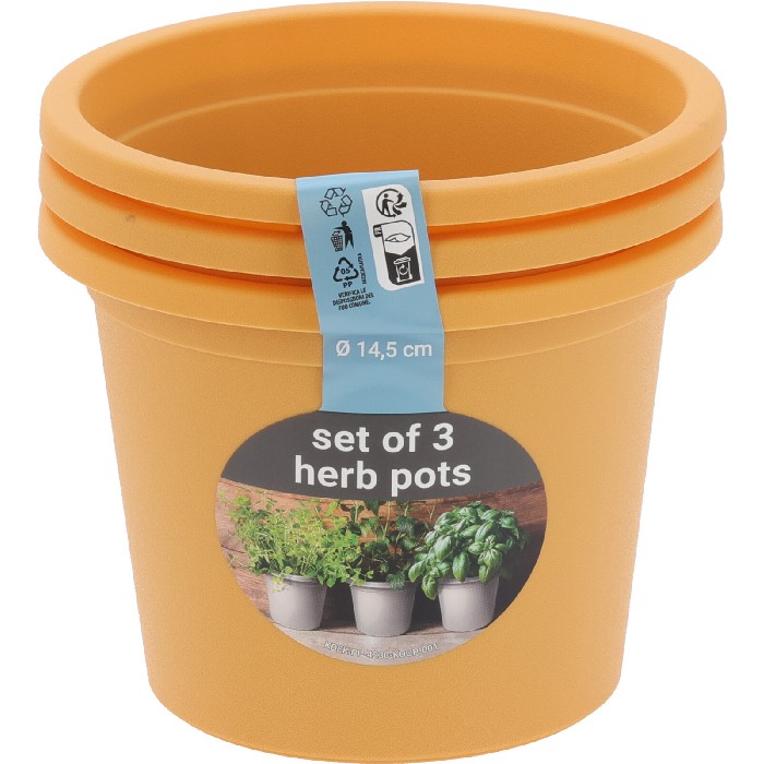 gardening/pots-planters-troughs/flowerpot-round-15cm-set-of-3-yellow