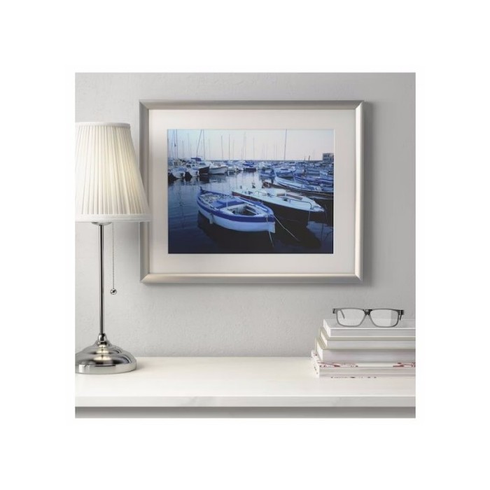 home-decor/frames/ikea-silverhojden-frame-silver-colour-40x50-cm