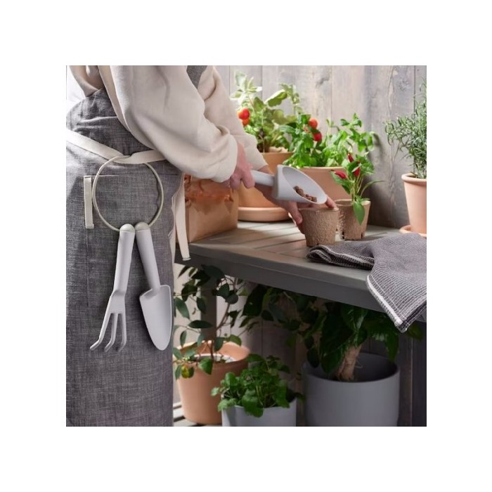 Ikea Grasmaro Garden Tool Set Of 3 Indoorsoutdoors Light Greylight