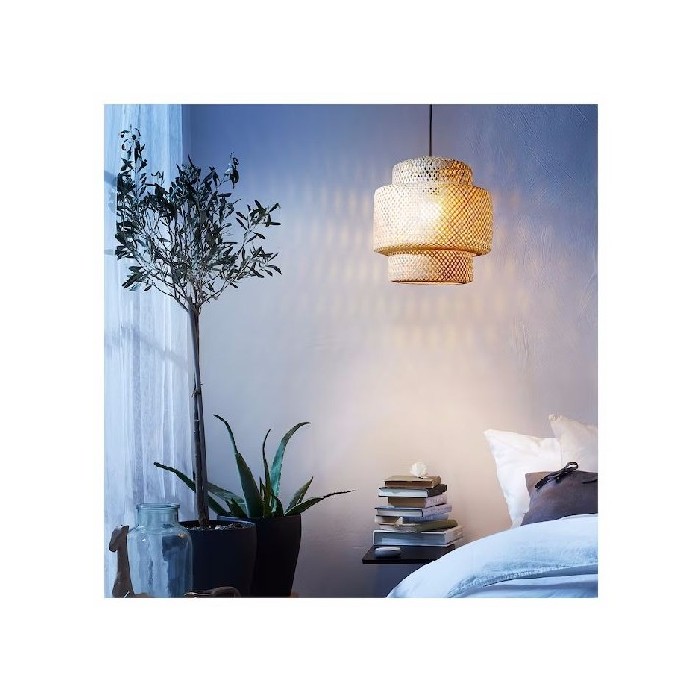 lighting/ceiling-lamps/ikea-sinnerlig-hanging-lamp-bamboohandicraft-27cm