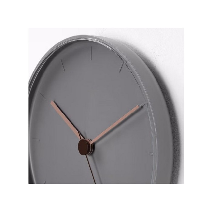 Ikea Bondtolvan Wall Clock Grey Pink Clocks Home Decor The Atrium