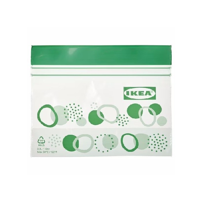 kitchenware/miscellaneous-kitchenware/ikea-istad-resealable-bag-03l-pattbgreen-25-p
